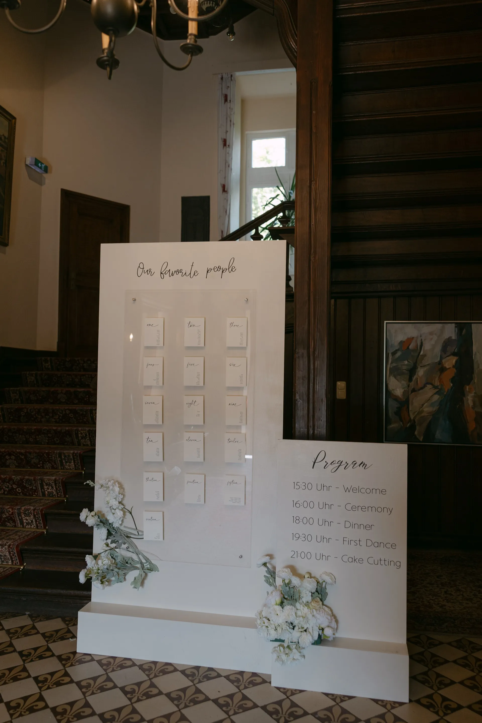 OLEA Hochzeit — Blumendekoration im Detail