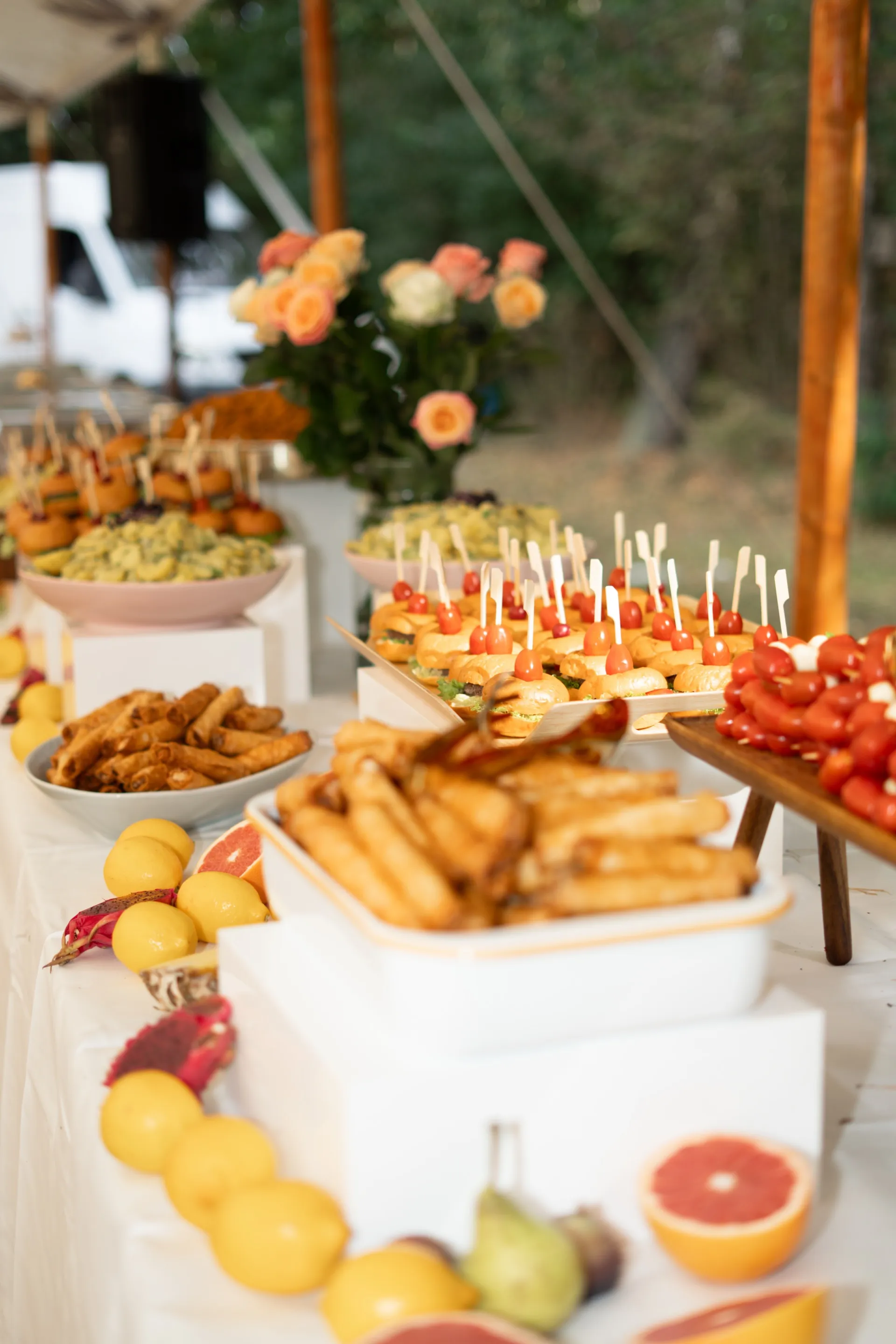 Brautpaar während der Zeremonie